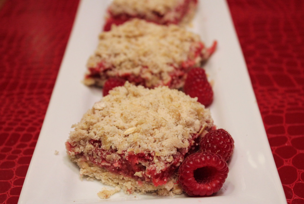 Raspberry Oatmeal Bars