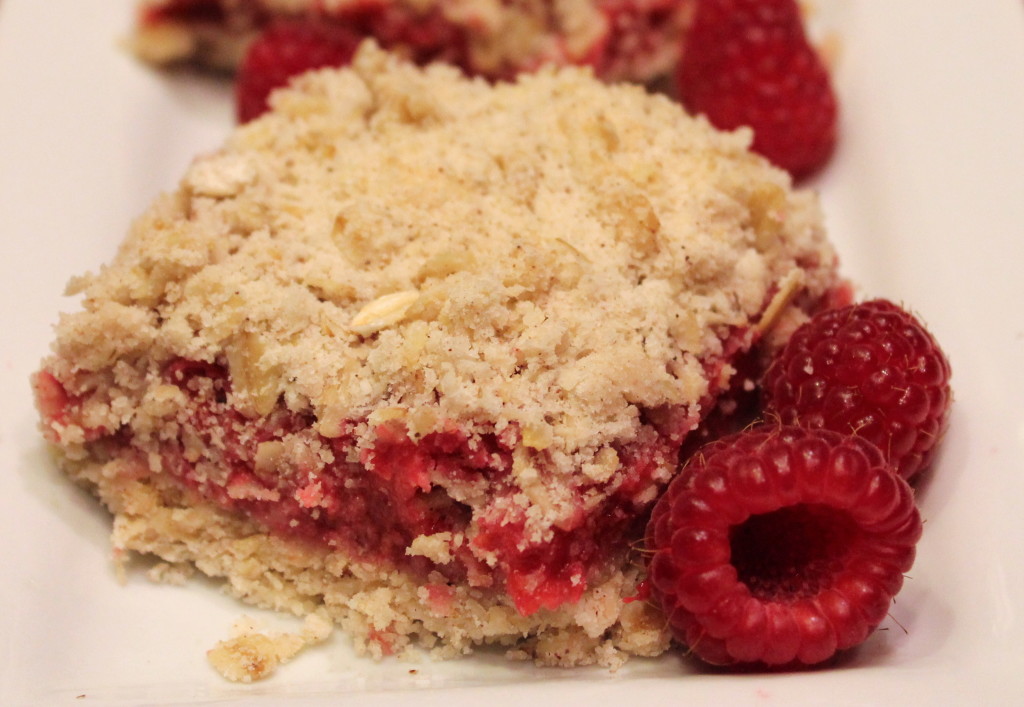 Raspberry Oatmeal Bars