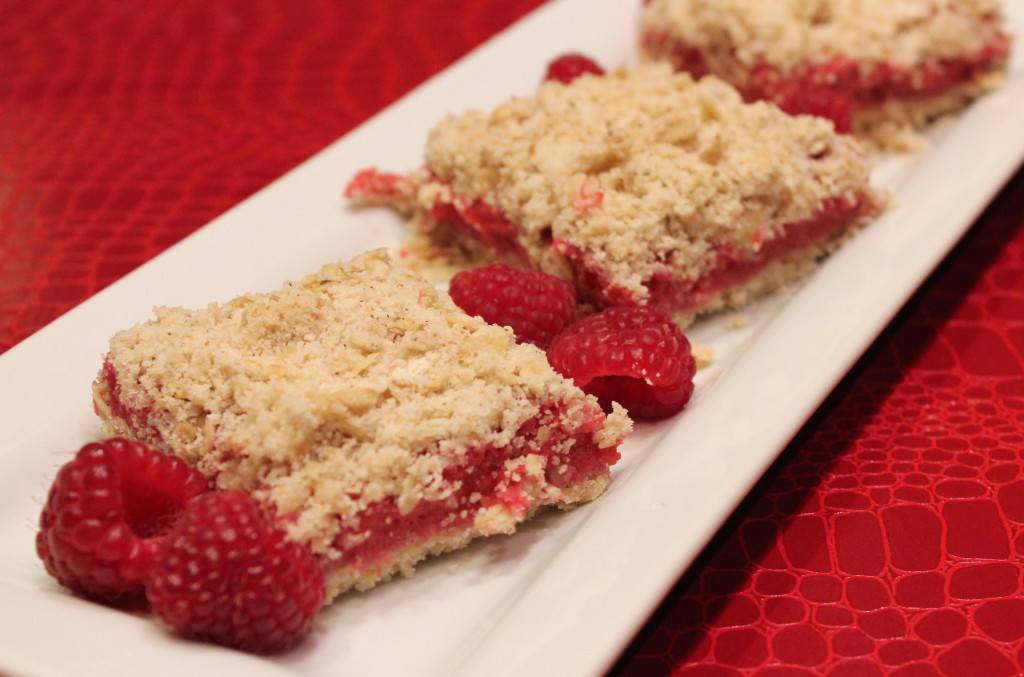 Raspberry Oatmeal Bars