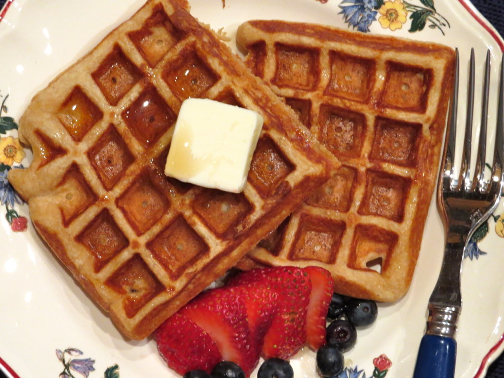 whole wheat waffles