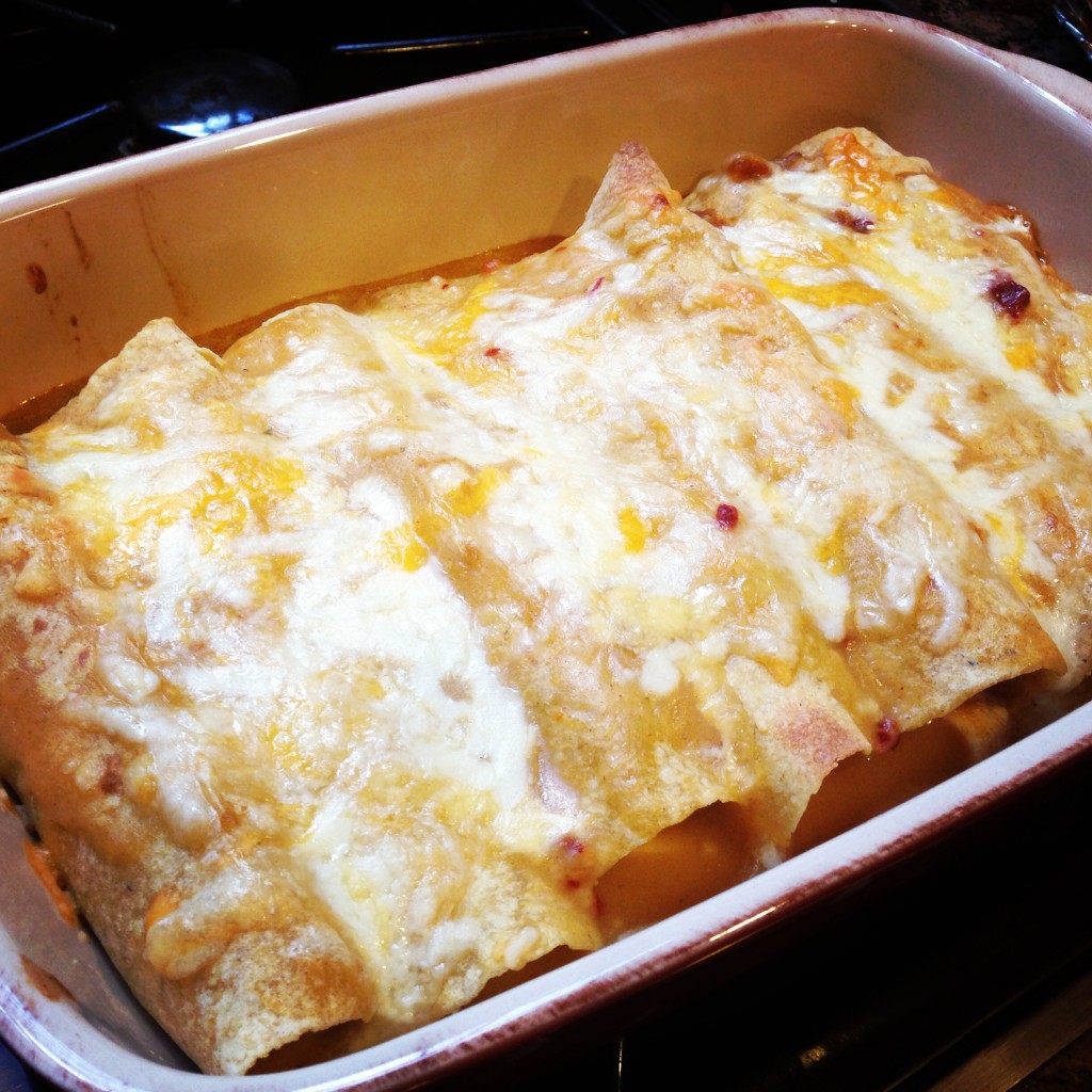 lighter chicken enchiladas