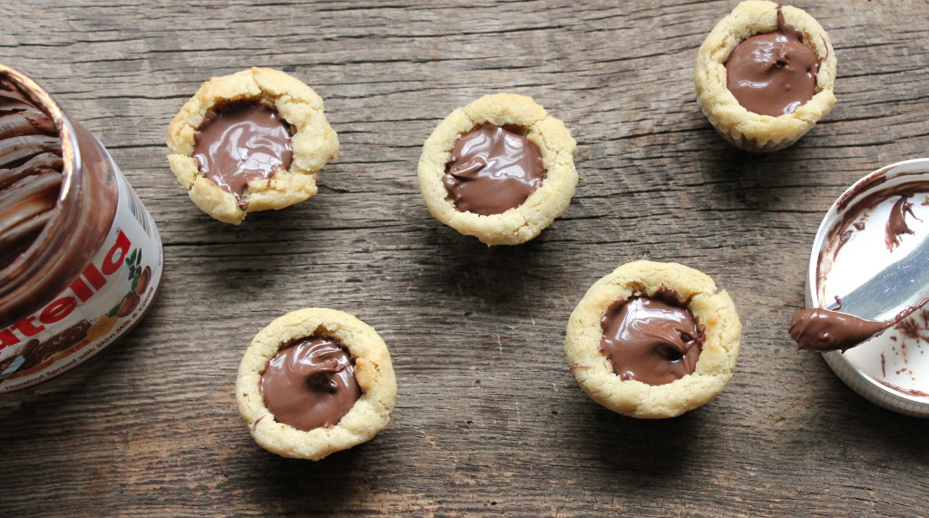 nutella cookie cups