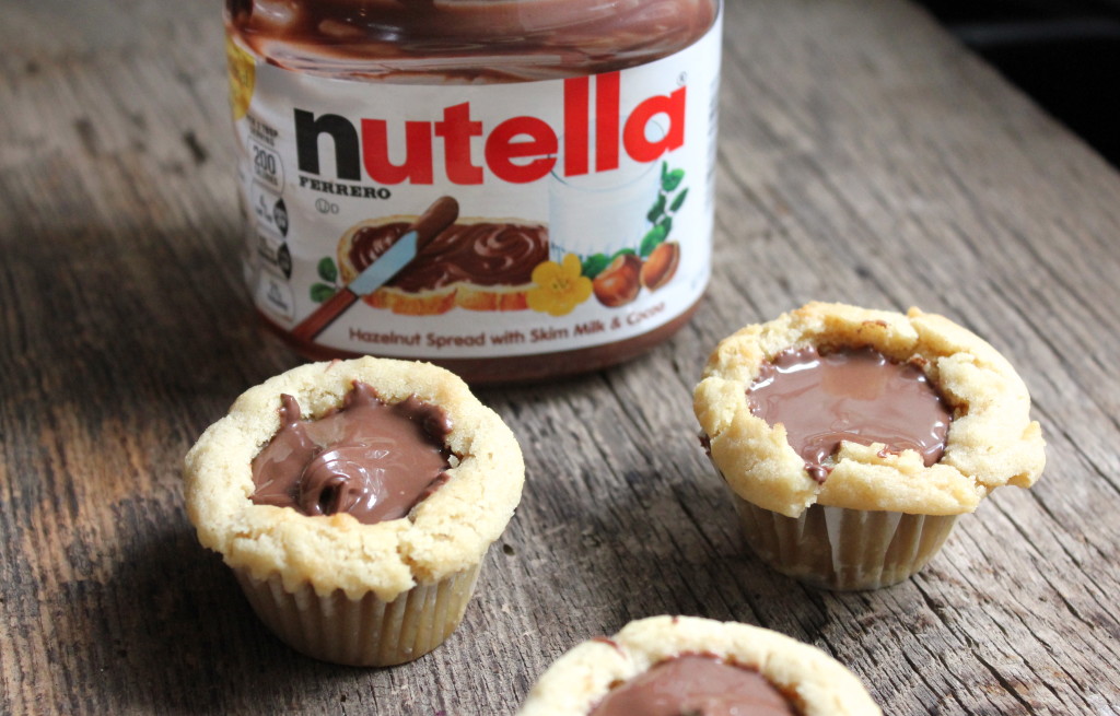 nutella cookie cups