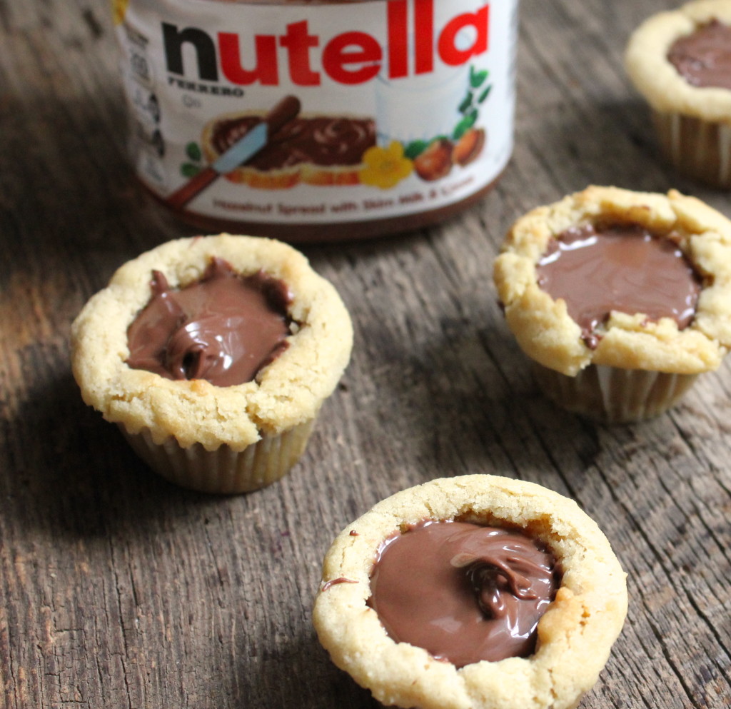 nutella cookie cups