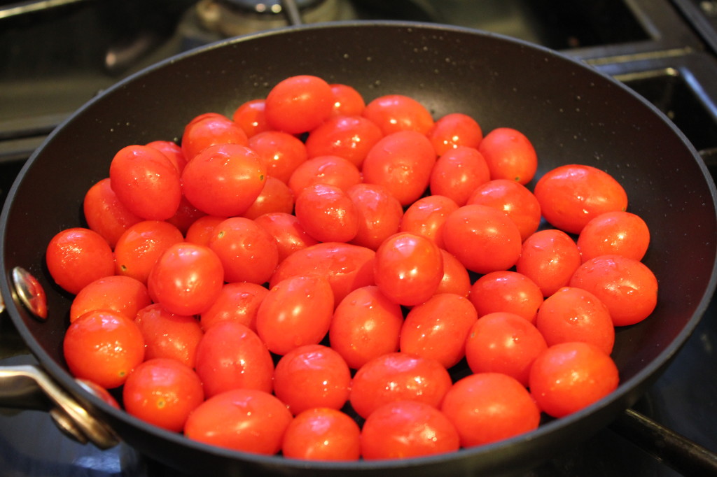 pan-roasted tomatoes