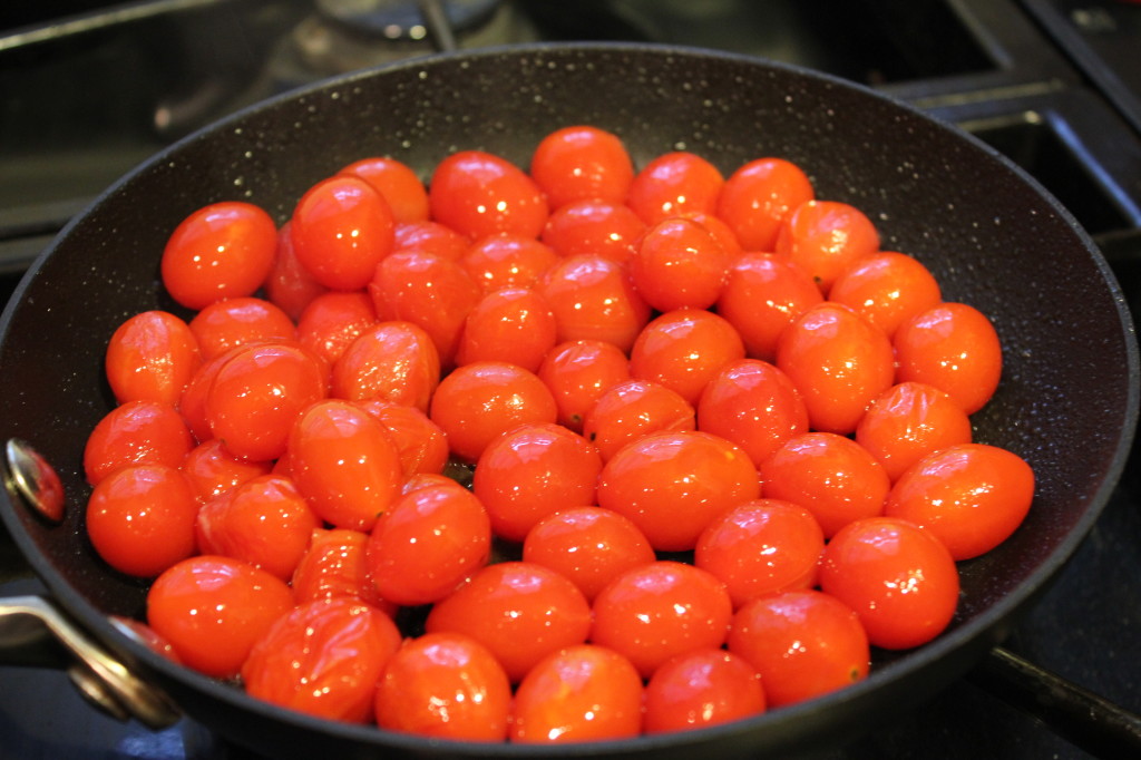 pan-roasted tomatoes