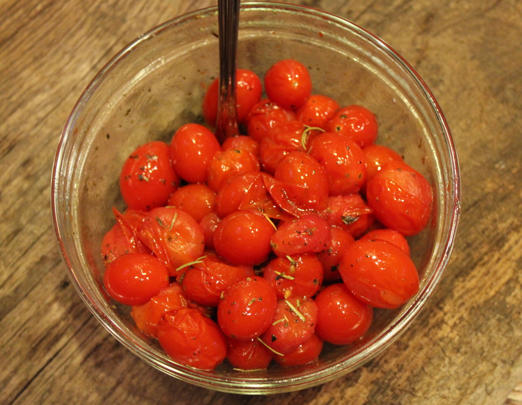 pan-roasted tomatoes