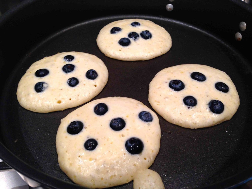 Neil's blueberry pancake batter