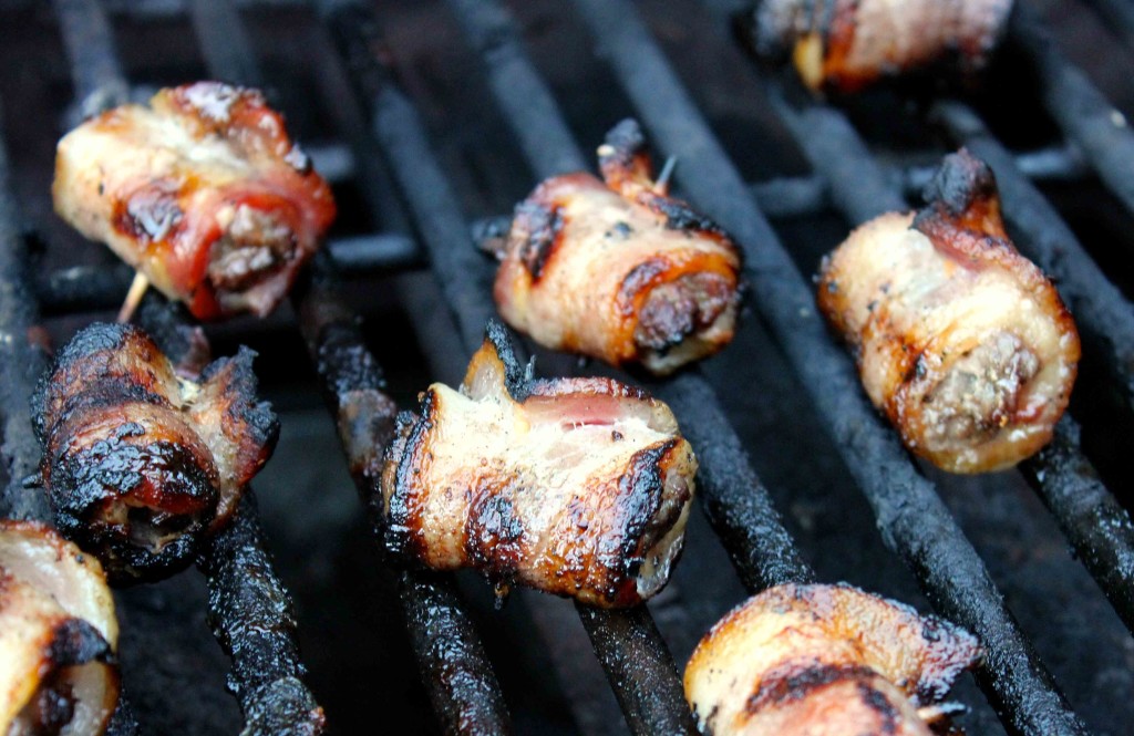 Bacon Wrapped Jalapeño Cream Cheese and Steak Medallions