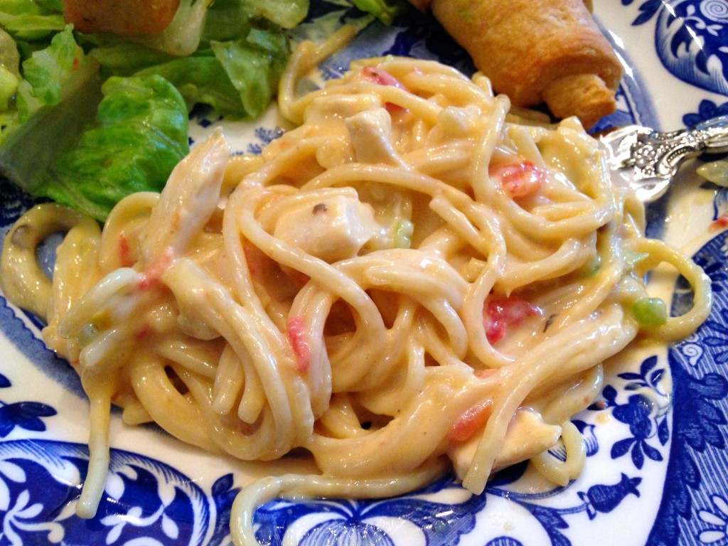 Stovetop Chicken Spaghetti