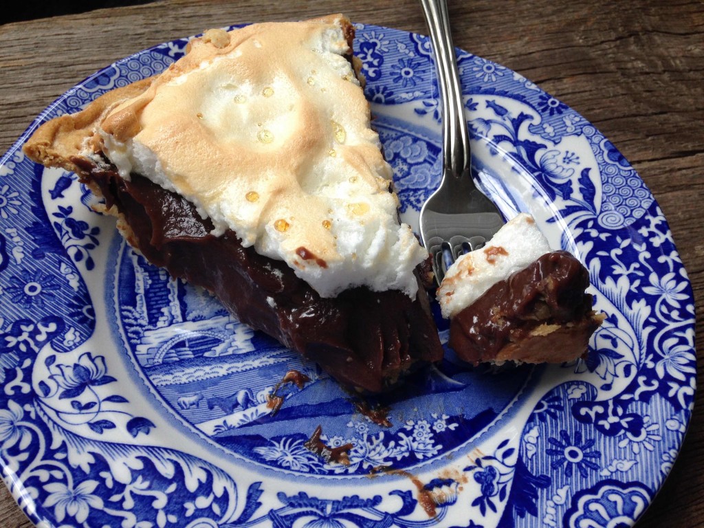 chocolate meringue pie