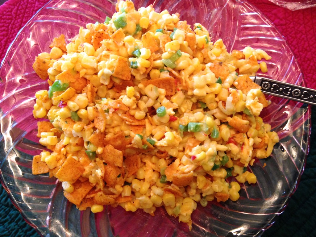 chili cheese frito corn salad