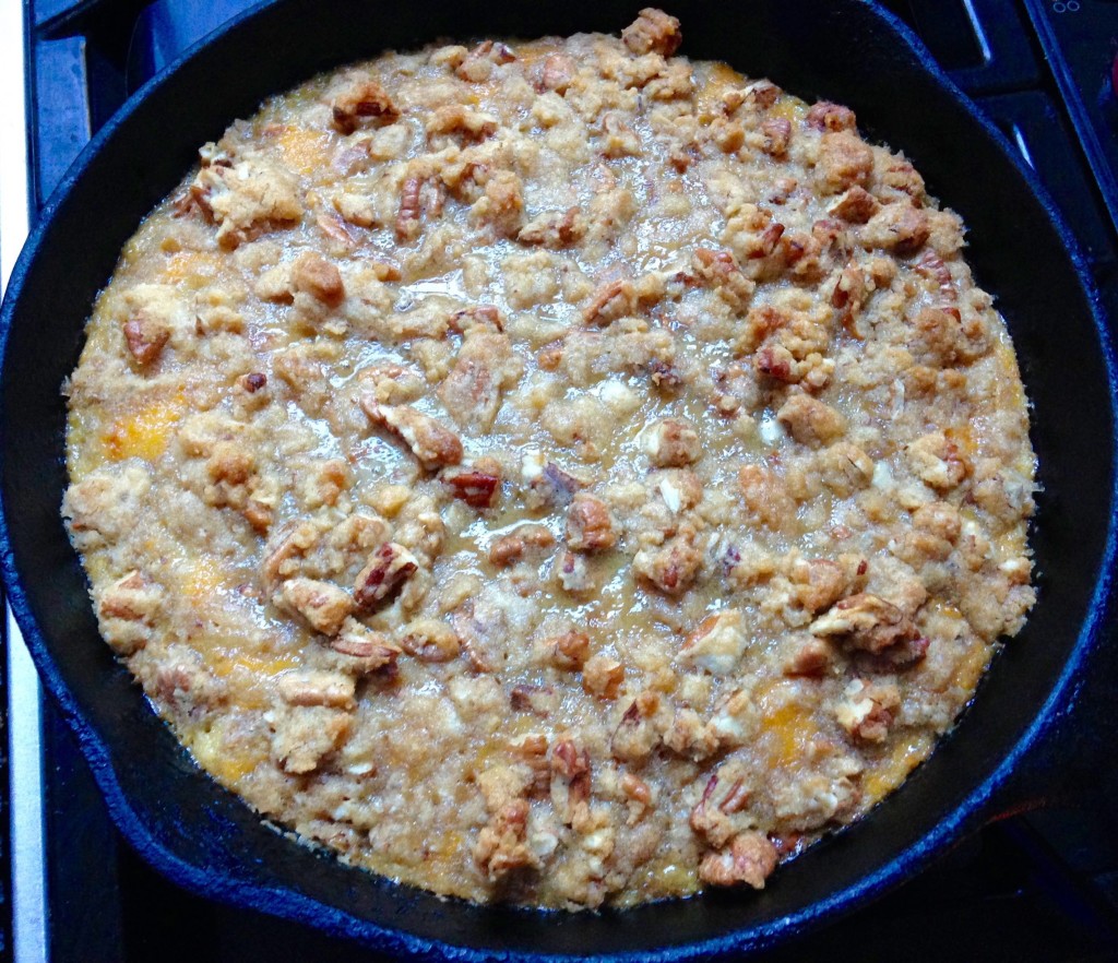 sweet potato casserole with pecan crumble